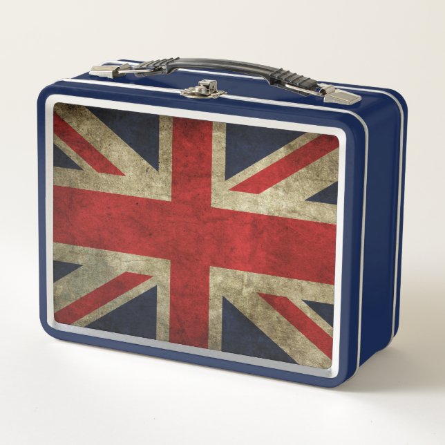 British Flag Metal Lunch Box (Front)