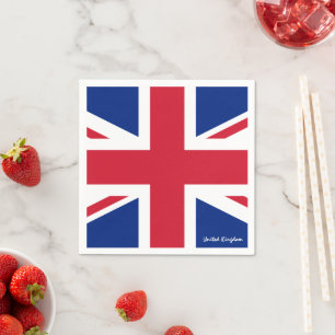 British Flag Napkins, United Kingdom /union jack Napkin