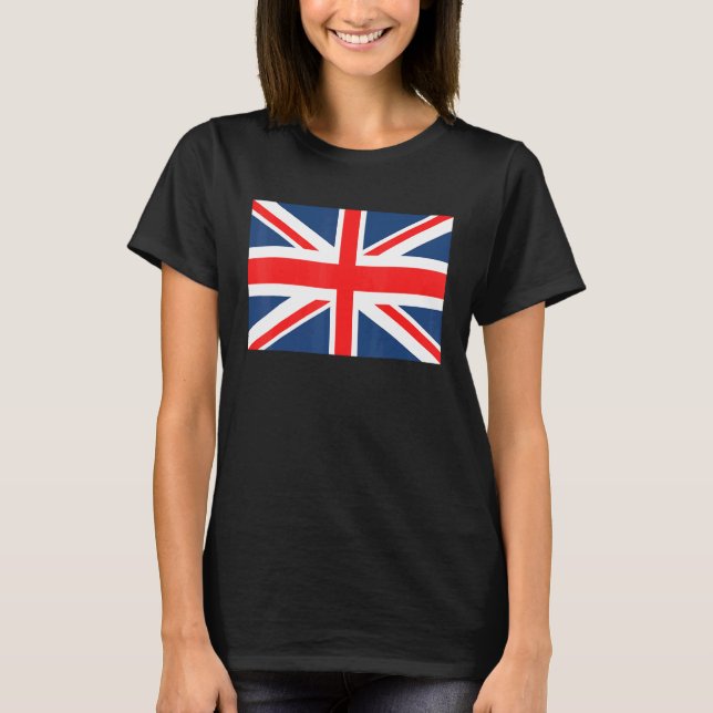 British Flag of United Kingdom Union Jack Union Fl T-Shirt (Front)