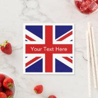 British flag paper napkins | Union jack design