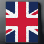 British Flag Plaque<br><div class="desc">World Countries Flags - Union Jack English National Flag Digital Artwork</div>