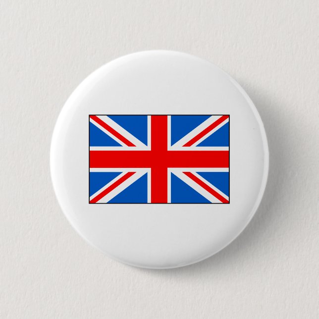 British Flag T-shirts and Gifts 6 Cm Round Badge (Front)