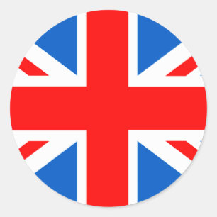 British Flag T-shirts and Gifts Classic Round Sticker