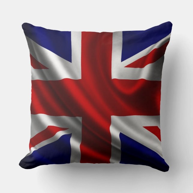 British Flag Throw Pillow (Front)