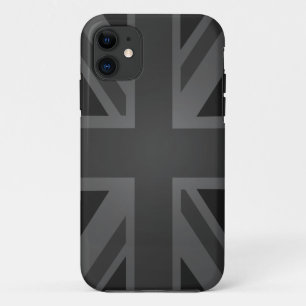 British Flag (Union Jack) in Black Case-Mate iPhone Case