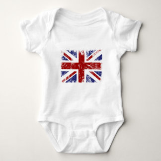 British Flag Union Jack Punk Grunge Baby Bodysuit