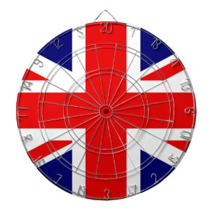 British Flag United Kingdom of England Dartboard