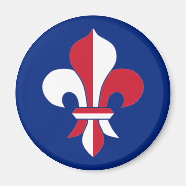 British Fleur-de-Lis Magnet (Front)