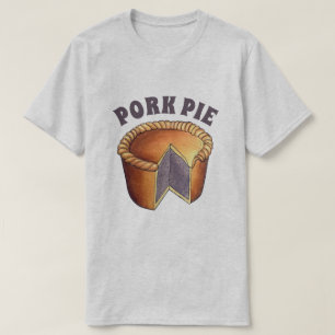 British Food Pork Pie Savoury Pastry UK Cuisine T-Shirt