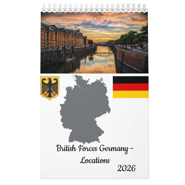 British Forces Germany Locations Calendar (Cover)