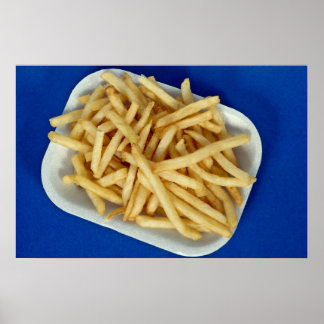 British fried chips poster