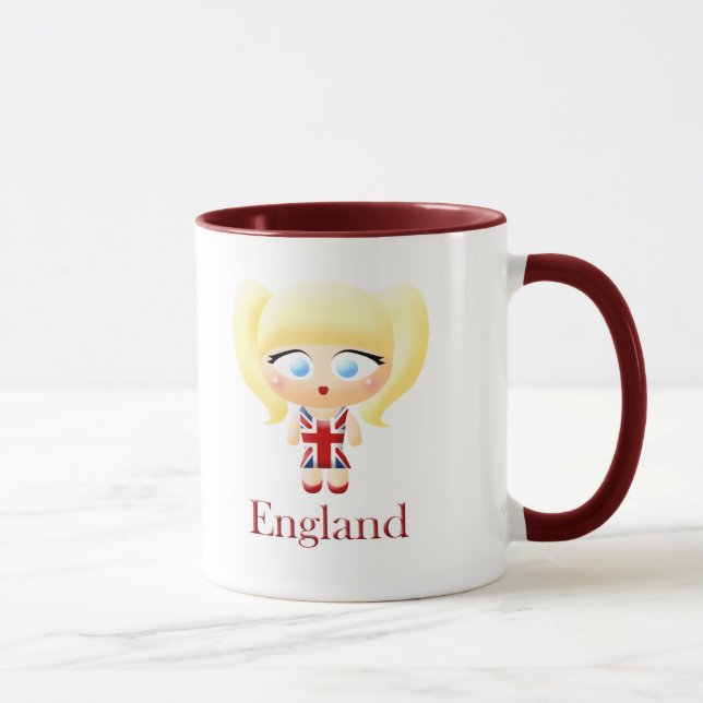 British Girl Mug (Right)