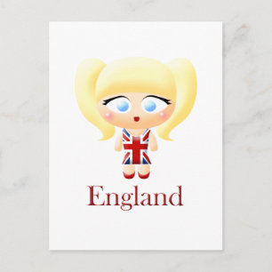 British Girl Postcard