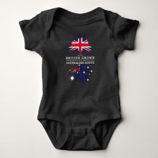 British Grown with Australian Roots Australia Baby Bodysuit