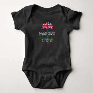 British Grown with Ethiopian Roots Ethiopia Baby Bodysuit