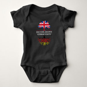 British Grown with German Roots Germany Design Baby Bodysuit