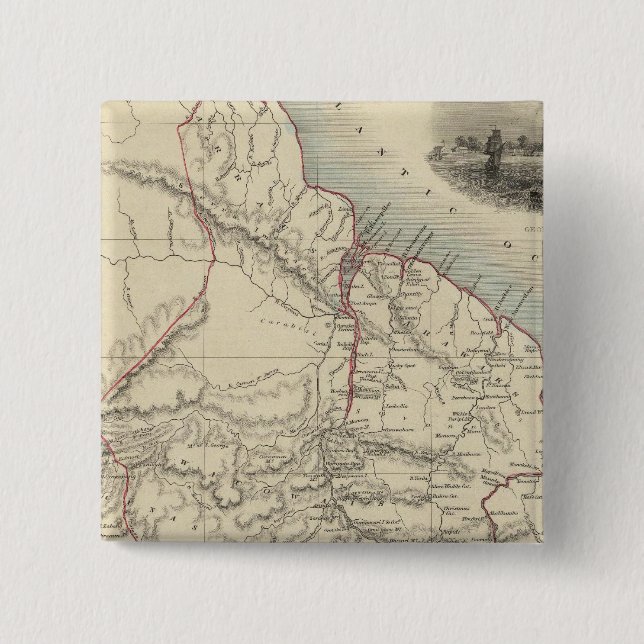 British Guayana 15 Cm Square Badge (Front)