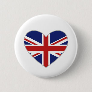 British Heart 6 Cm Round Badge