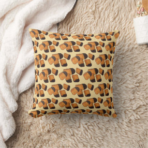 British Honeycomb Sponge Cinder Toffee Confection Cushion