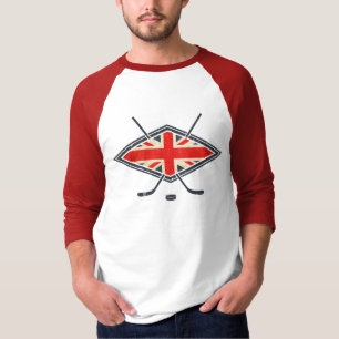 British Ice Hockey Flag T-Shirt