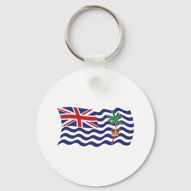British Indian Ocean Flag Keychain (Front)