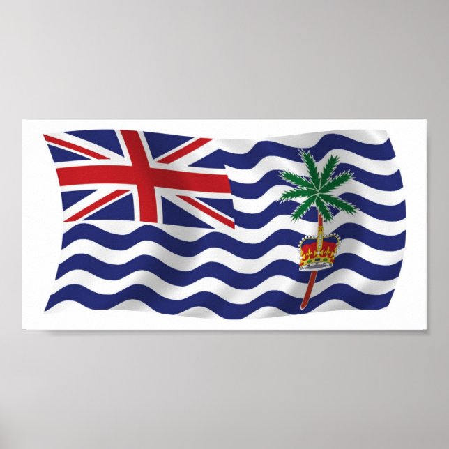 British Indian Ocean Flag Poster Print (Front)