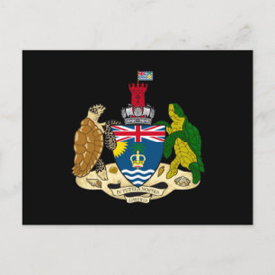 British Indian Ocean Territory Coat of Arms Postcard