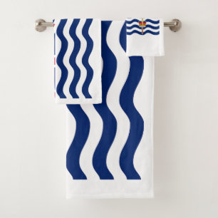 British Indian Ocean Territory Flag Bath Towel Set