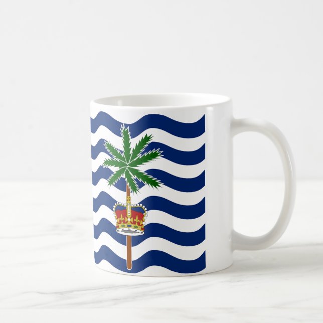 British Indian Ocean Territory Flag Coffee Mug (Right)