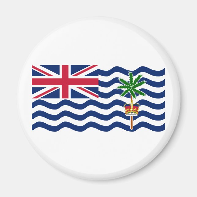 British Indian Ocean Territory Flag Magnet (Front)
