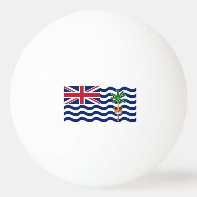 British Indian Ocean Territory Flag Ping Pong Ball (Back)