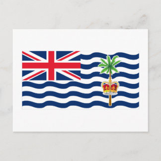 British Indian Ocean Territory Flag Postcard