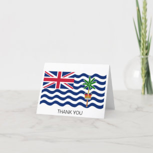 British Indian Ocean Territory Flag Thank You Card