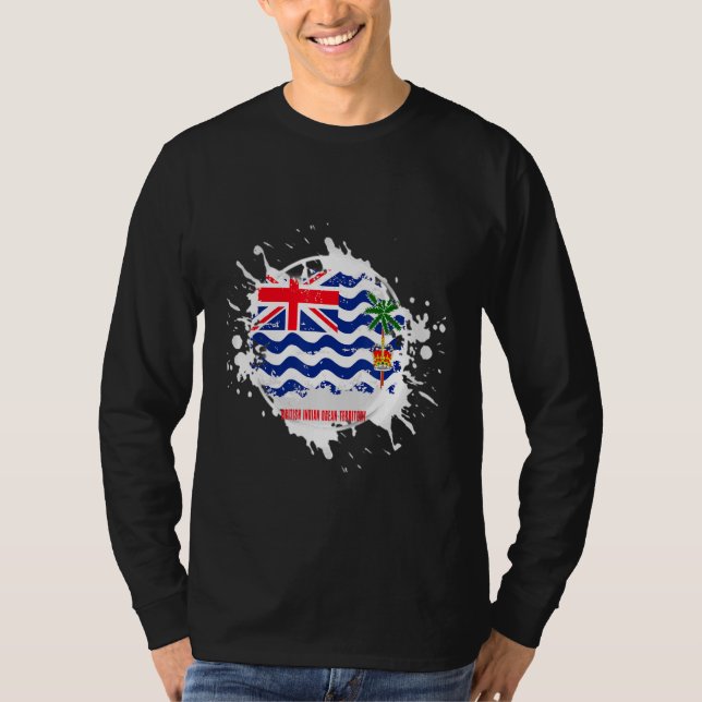 British Indian Ocean Territory Splash T-Shirt (Front)