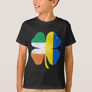 British Irish Shamrock Ukraine Ireland St. Patrick T-Shirt