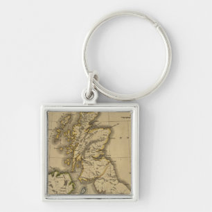 British Islands 2 Key Ring