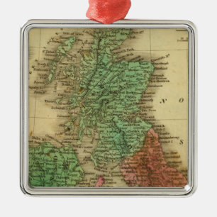 British Islands 4 Metal Tree Decoration