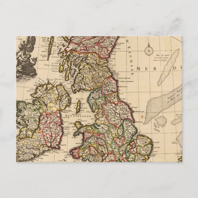 British Islands, England, Ireland Postcard (Front)