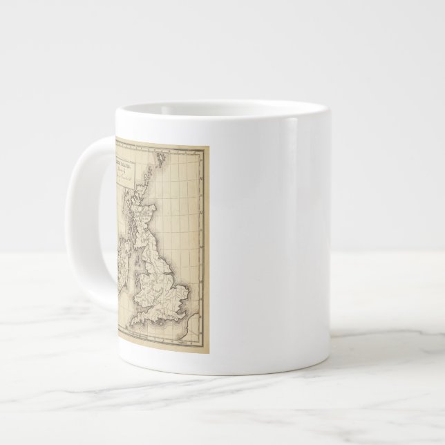 British Islands Large Coffee Mug (Front Left)