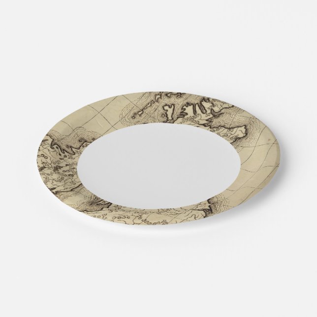 British Islands Paper Plate (Angled)