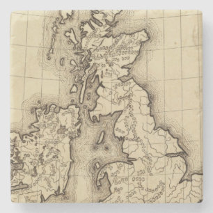 British Islands Stone Coaster