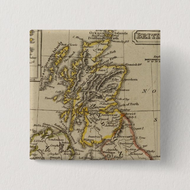 British Isles 3 15 Cm Square Badge (Front)