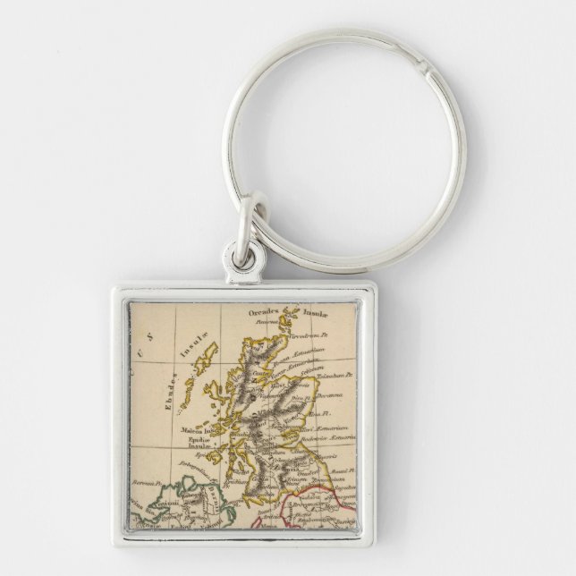 British Isles 3 Key Ring (Front)