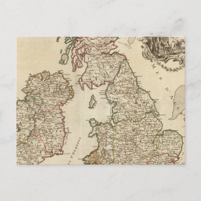 British Isles 9 Postcard (Front)