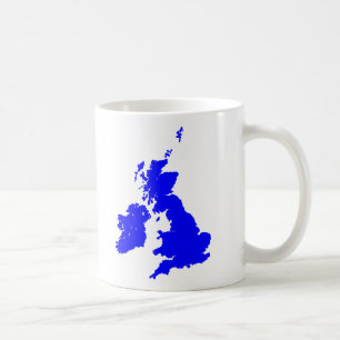 British Isles - Blue Coffee Mug