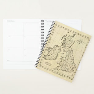 British Isles outline map Planner