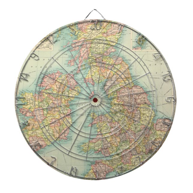 British Isles - political. Dartboard (Front)