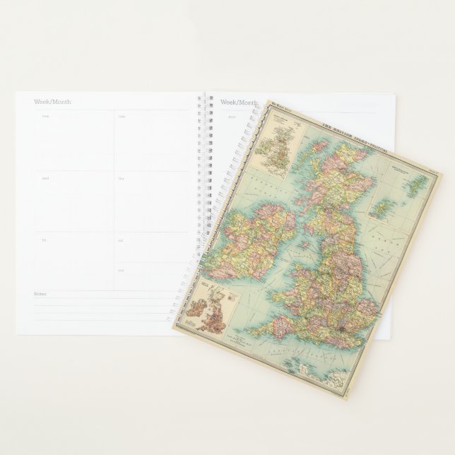 British Isles political map Planner (Display)