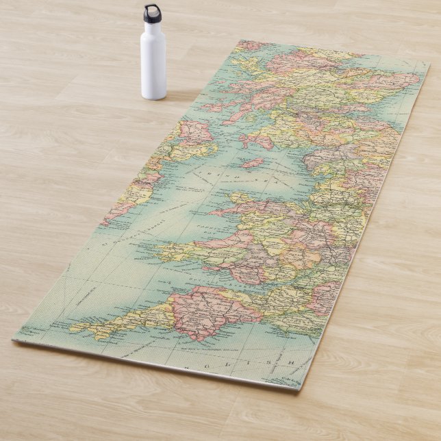 British Isles political map Yoga Mat (In Situ)