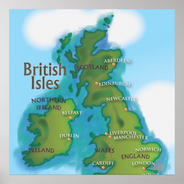 British Isles Poster (Front)
